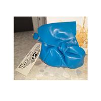 Borsellino / Portamonete azzurro in pelle