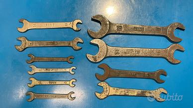 Chiavi inglese d'epoca marcate FIAT e Lancia