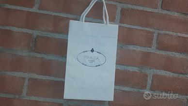 Shopper Prada Originale – Bianca con Logo in Rilie