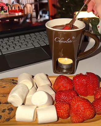 Tazza fonduta cioccolata