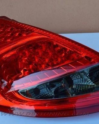 Coppia fanali Led FORD FIESTA MK7 08-12 rosso fumè