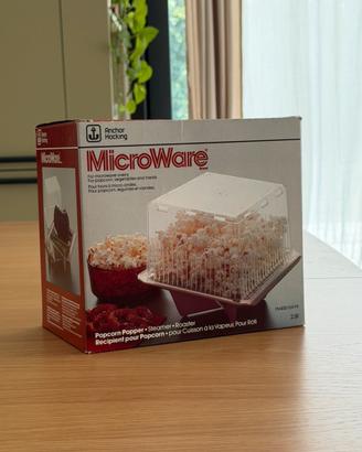 Popcorn popper microonde vintage Anchor Hocking