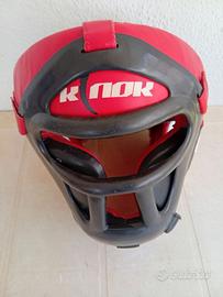 Casco Boxe in Pelle Chipotle con Griglia Taglia XL