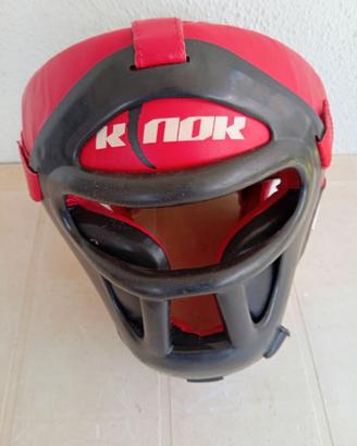 Casco Boxe in Pelle Chipotle con Griglia Taglia XL