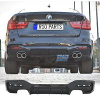DIFFUSORE BMW F34 GT LOOK M PERFORMANCE NERO LUCID