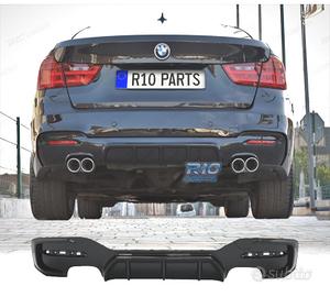 DIFFUSORE BMW F34 GT LOOK M PERFORMANCE NERO LUCID