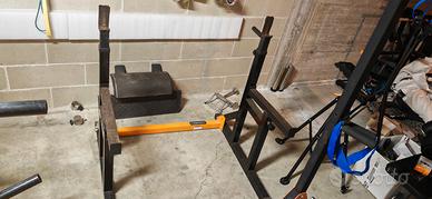 rack, panca e bilanciere 