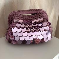 Clutch bag con paillettes