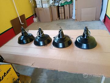 Lotto 4 Lampadari Vintage a "Cappello di Strega"