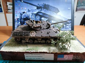 Diorama 1:35 caccia carri USA M10 Wolverine