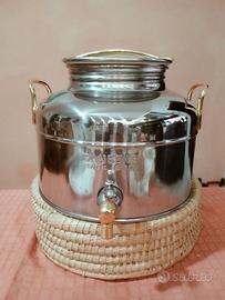Contenitore acciaio inox per olio