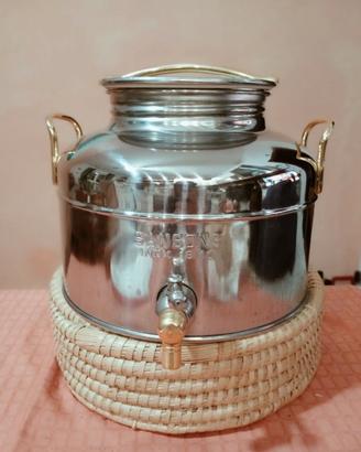 Contenitore acciaio inox per olio
