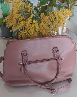 borsa donna David Jones rosa cipria scuro