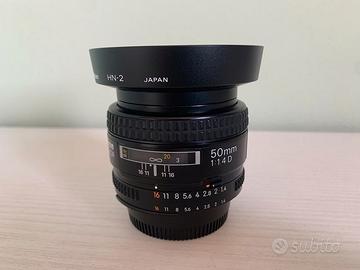 NIKON AF NIKKOR Obiettivo 50mm F 1.4 D