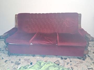 divano e poltrona vintage