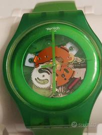 Orologio a Batteria Swatch 2013 Green Funzuonante