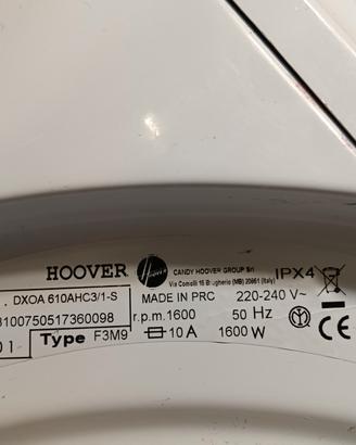 Ricambi lavatrice Hoover