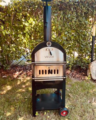 Barbeque forno pizza a legna carbonella
