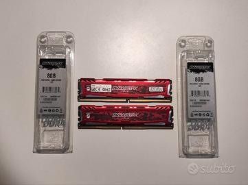 RAM Crucial Ballistix Sport LT 8x2 GB 2400 MHz