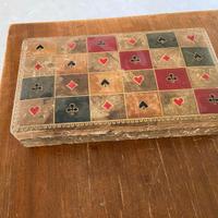 Cofanetto  carte da gioco vintage