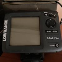 Ecoscandaglio lowrance mark 5x +garmin e trex