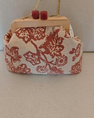 Borsa rossa di San Leucio - Fatta a mano
