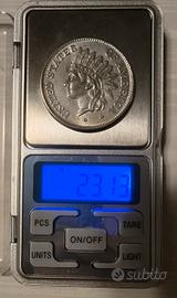 1 Dollaro USA 1851 Indian Head (riproduzione).