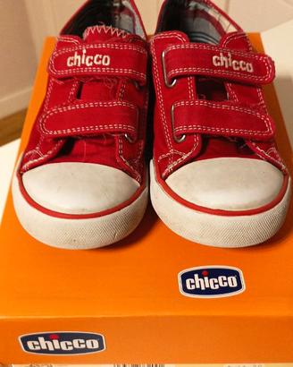 Scarpe chicco  bambino taglia 30 colore rosso