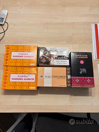 5 scatole incenso miste