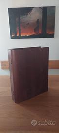 Libro contenitore in legno