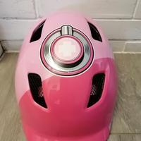 Casco bici bimba rosa
