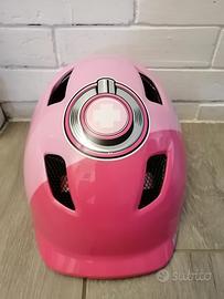 Casco bici bimba rosa