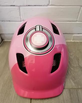 Casco bici bimba rosa