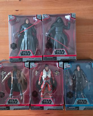 Lotto 5 Action Figure Star Wars Elite Series - Dis