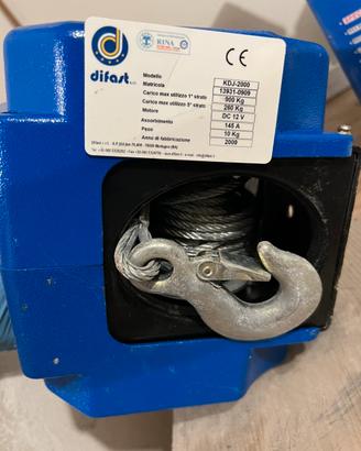 Verricello Elettrico 12V Difast