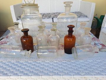 bottigliette farmaceutiche vintage