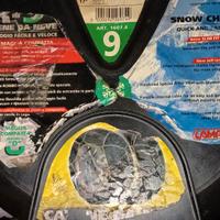 Catene da neve e ruota di scorta