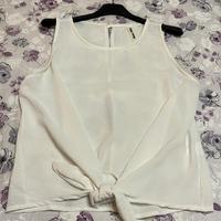 Crop top bianco