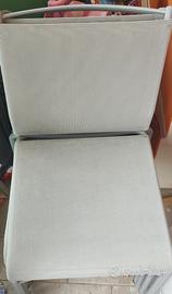 4 sedie grigie moderne 25 € cadauna 