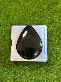Ossidiana 52.35 ct taglio goccia