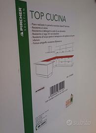 Top per cucina colore ciliegio
