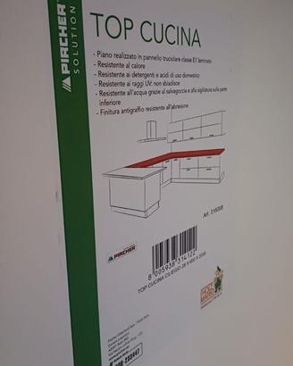Top per cucina colore ciliegio
