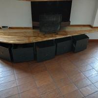 Ripiano di marmo per camino 