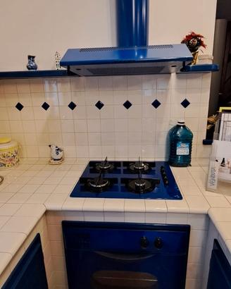 gas cappa forno rex blu elettrodomestici 