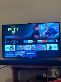 SMART TV 42” Samsung+fire tv4kAmazonstick +Yamaha