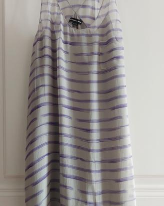 Alexander Wang abito tubino seta perla viola smani