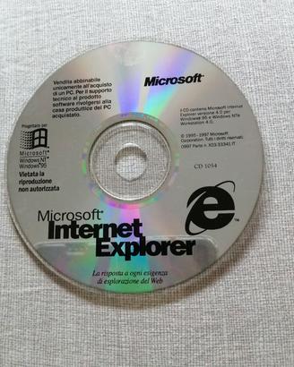 Cd Microsoft internet Explorer senza codice