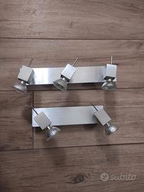 2  FARETTI in acciaio