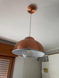 Lampadario cucina leroy marlin in rame