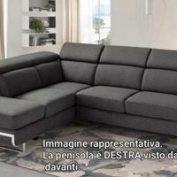 Divano letto penisola DESTRA contenitore 